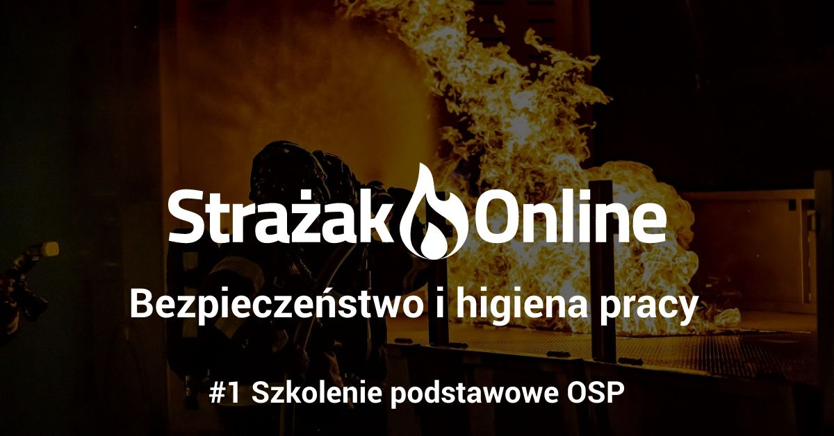 Bezpieczeństwo i higiena pracy i służby strażaka