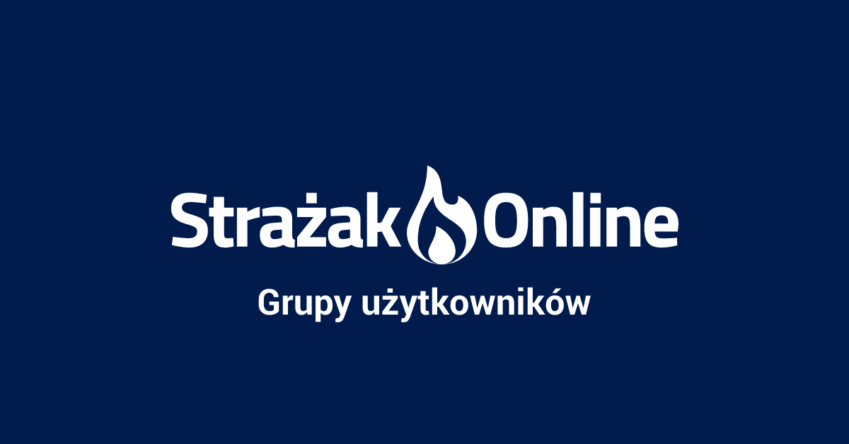 Grupy użytkowników — poradnik Strażak.Online